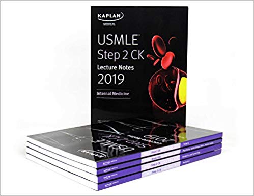 (eBook PDF)Kaplan USMLE Step 2 CK Lecture Notes 5-book set, 2019 Edition by Kaplan Medical