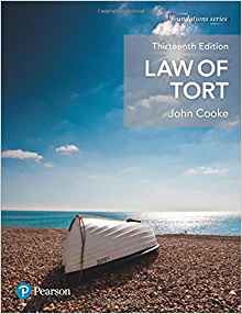 (eBook PDF)Law of Tort 13th Edition  by John Cooke