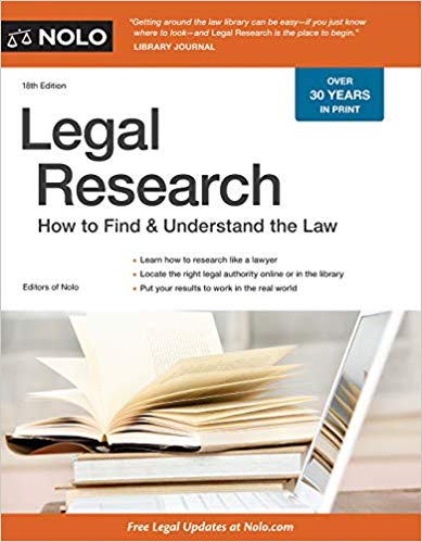 (eBook PDF)Legal Research: How to Find & Understand the Law Eightteenth Edition by Stephen Elias, Editors of Nolo