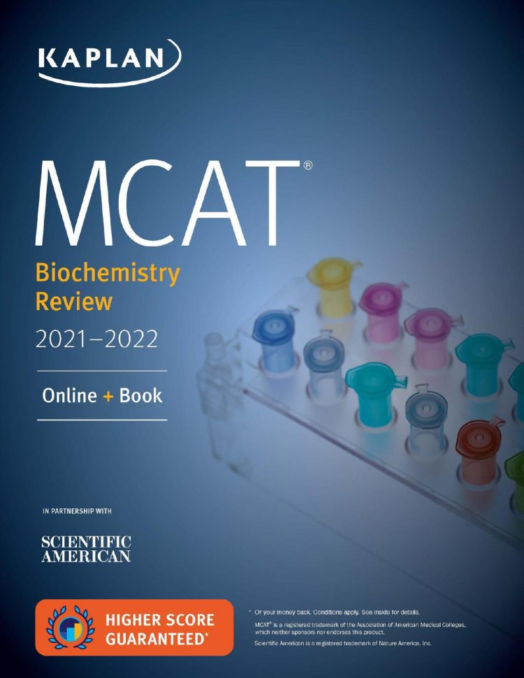 (eBook PDF)MCAT Biochemistry Review 2021-2022: Online + Book by Kaplan Test Prep