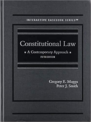 (eBook PDF)Maggs and Smith s Constitutional Law A Contemporary Approach 5E by Gregory E. Maggs , Peter J Smith