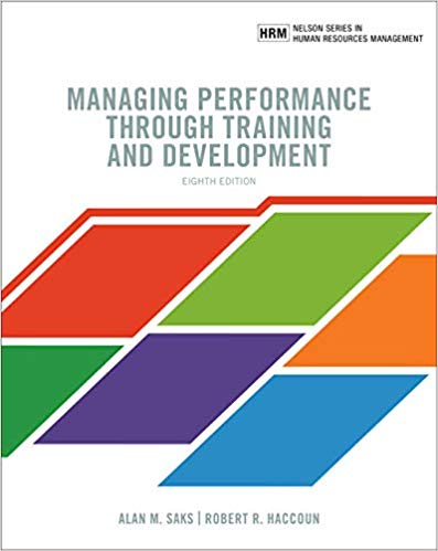 (eBook PDF)Managing Performance through Training and Development 8th Canadian Edition by Alan Saks , Robert Haccoun