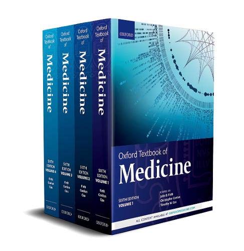 (eBook PDF)Oxford Textbook of Medicine, 4 Volume Set. 6th Edition 2020 by John Firth , Christopher Conlon , Timothy Cox