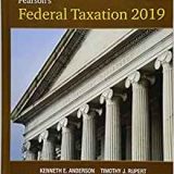 (eBook PDF)Pearson's Federal Taxation 2019 Corporations, Partnerships, Estates & Trusts 32nd Edition by Timothy J. Rupert , Kenneth E. Anderson