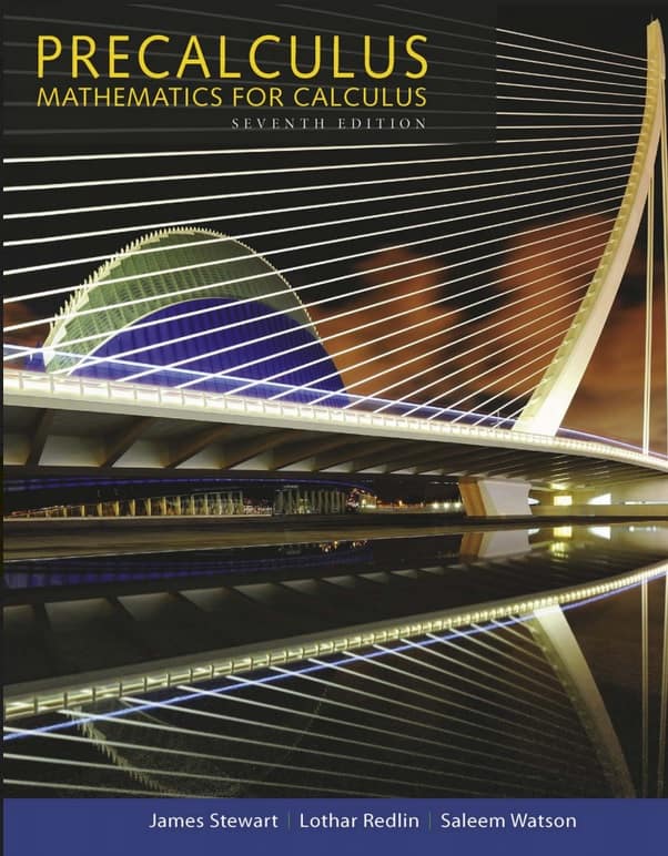 (eBook PDF)Precalculus: Mathematics for Calculus 7th Edition by James Stewart, Saleem Watson