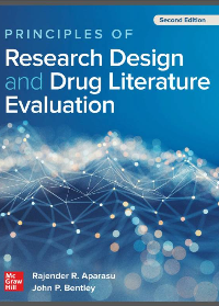 (eBook PDF)Principles of Research Design and Drug Literature Evaluation, Second Edition by Rajender Aparasu, John Bentley