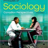 (eBook PDF)Principles of Sociology: Canadian Perspectives 3rd Edition by Lorne Tepperman , Patrizia Albanese , James Curtis