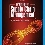 (eBook PDF)Principles of Supply Chain Management A Balanced Approach 6th Edition by Joel D. Wisner, Keah-Choon Tan , G. Keong Leong