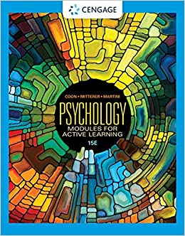 (eBook PDF)Psychology Modules for Active Learning 15e by Dennis Coon , John O. Mitterer , Tanya S. Martini