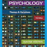 (eBook PDF)Psychology Themes and Variations 11e  by Wayne Weiten