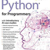(eBook PDF)Python for Programmers: with Big Data and Artificial Intelligence Case Studies by Paul Deltel and Harvey Deltel
