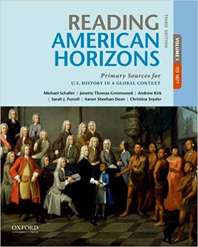 (eBook PDF)Reading American Horizons, 3rd Edition, Volume 1  by Michael Schaller , Janette Thomas Greenwood , Andrew Kirk , Sarah Purcell