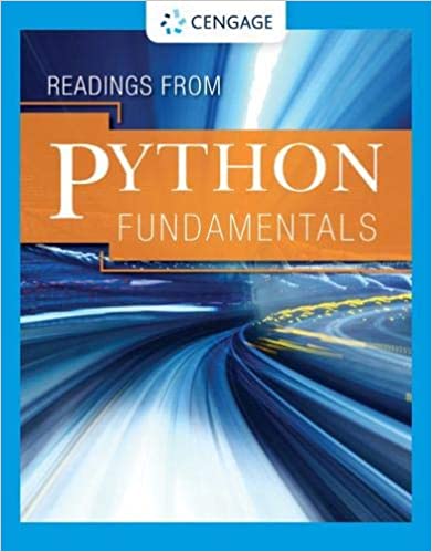 (eBook PDF)Readings From Python Fundamentals by Cengage Cengage