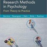 (eBook PDF)Research Methods in Psychology From Theory to Practice Canadian Edition by Ben Gorvine , Karl Rosengren , Lisa Stein , Kevin Biolsi , Shayna Rusticus