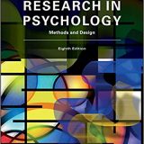 (eBook PDF)Research in Psychology Methods and Design, 8th Edition  by Kerri A. Goodwin , C. James Goodwin