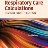 (eBook PDF)Respiratory Care Calculations Revised 4th Edition by David W. Chang