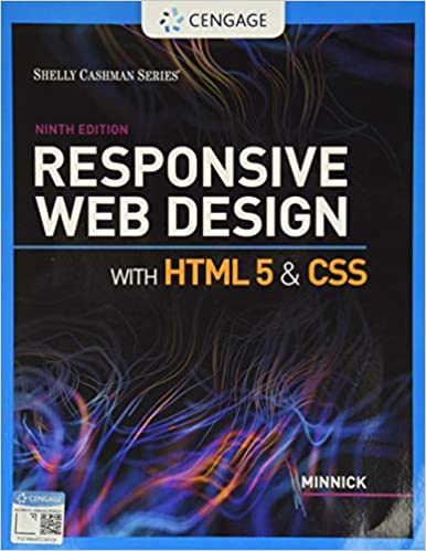 (eBook PDF)Responsive Web Design with HTML 5 & CSS 9th Edition by Jessica Minnick