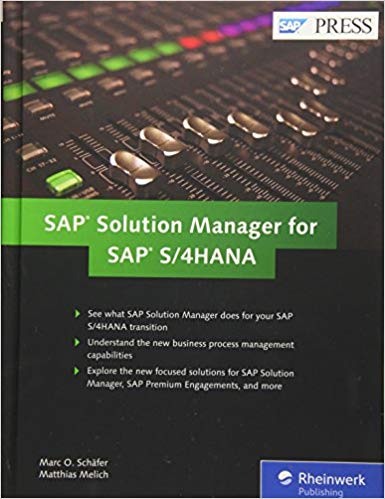 (eBook PDF)SAP Solution Manager 7.2 for SAP S/4HANA (SolMan) by Marc O. Schäfer , Matthias Melich