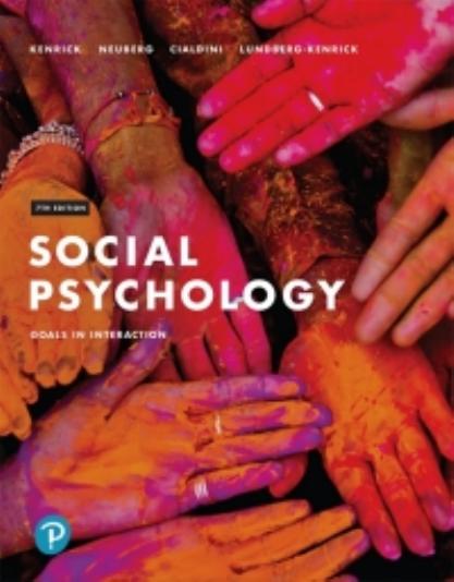 (eBook PDF)Social Psychology Goals in Interaction 7th Edition by Douglas Kenrick