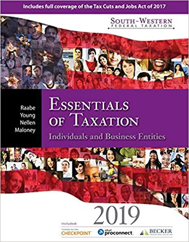 (eBook PDF)South-Western Federal Taxation 2019 Individual Income Taxes by James C. Young , William H. Hoffman , William A. Raabe , David M. Maloney , Annette Nellen