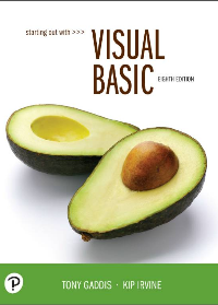 (eBook PDF)Starting Out With Visual Basic (8th Edition) by Tony Gaddis, Kip R. Irvine