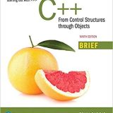 (eBook PDF)Starting Out with C++ - From Control Structures through Objects, 9th Brief Edition  by Tony Gaddis