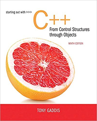 (eBook PDF)Starting Out with C++ - from Control Structures to Objects, 9th Edition by Tony Gaddis