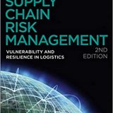 (eBook PDF)Supply Chain Risk Management Vulnerability and Resilience in Logistics 2E by Donald Waters