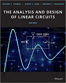 (eBook PDF)The Analysis and Design of Linear Circuits, 9th Edition by  Roland E. Thomas , Albert J. Rosa