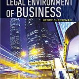 (eBook PDF)The Legal Environment of Business and Online Commerce, 9th Edition by Henry R. Cheeseman