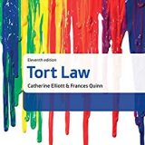 (eBook PDF)Tort Law, 11th Edition  by Catherine Elliott Frances Quinn