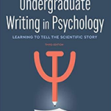 (eBook PDF)Undergraduate Writing in Psychology: Learning to Tell the Scientific Story, 3rd Ed by R. Eric Landrum